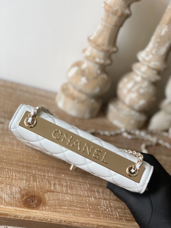 Chanel Replica Wallet On Chain - White Ap1450 - Image 6