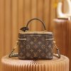 Best Replicas Bags - Replica Louis Vuitton Monogram Vanity PM Bag M45165 Shop For Best Louis Vuitton LV Replica Bags With Cheap Price