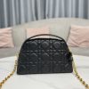 Best Replicas Bags - Replica Dior Caro Mini Bag in Black, Style S5163Uwhc_M900 Shop For Best Louis Vuitton LV Replica Bags With Cheap Price