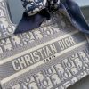 Best Replicas Bags - Replica Dior Book Tote Small Gray Oblique Embroidery Bag Shop For Best Louis Vuitton LV Replica Bags With Cheap Price