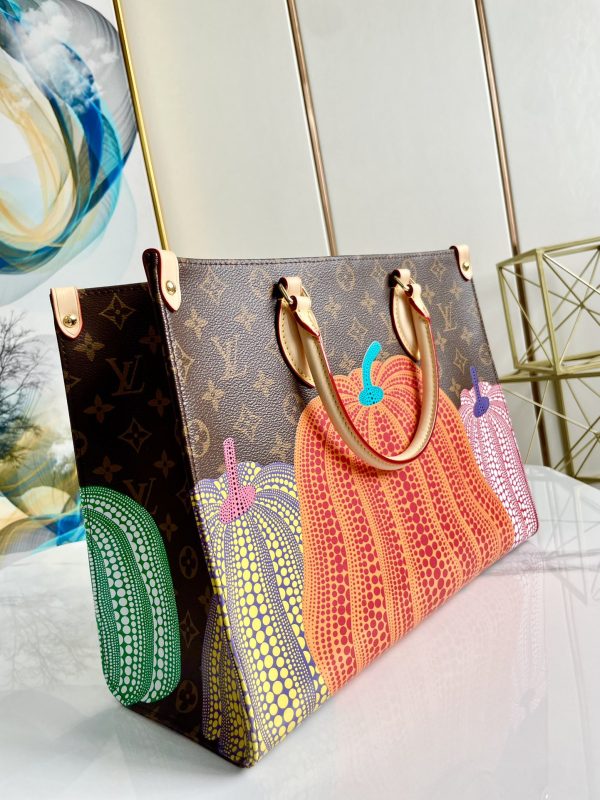 Replica LV x YK Onthego MM M46466 Handbag - Image 4