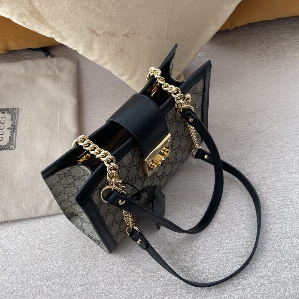 Replica Gucci Padlock GG Shoulder Bag in Khaki - Image 8