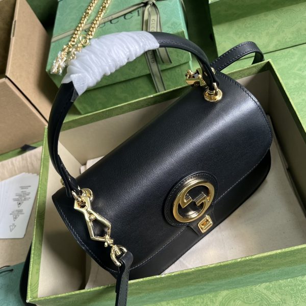 Replica Gucci Blondie Top-Handle Bag in Black - Image 6