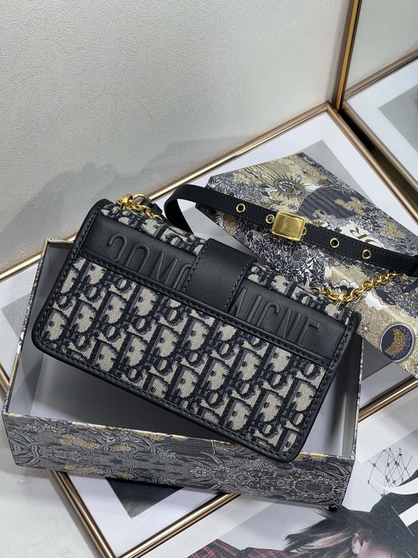 Blue Dior Oblique Jacquard Replica 30 Montaigne Bag M9208Utzq_M928 - Image 5