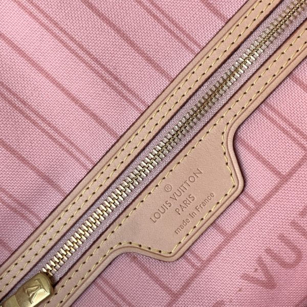 Replica LV Damier Azur Neverfull Pink PM/MM/GM Handbag - Image 3