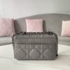 Best Replicas Bags - Replica Dior Small Caro Bag in Black Grained Calfskin Shop For Best Louis Vuitton LV Replica Bags With Cheap Price
