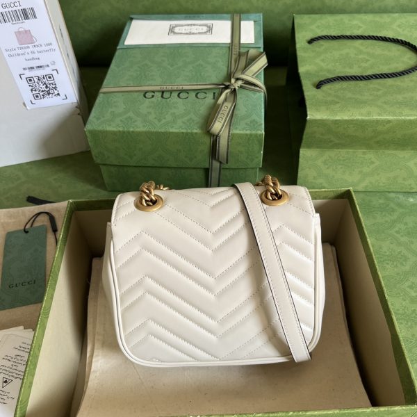 Replica Gucci Marmont GG White Handbag 739682 - Image 8