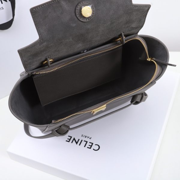 Replica Celine Drummed Calfskin Luggage Handbag 189023 - Image 2