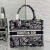 Best Replicas Bags - Dior Book Tote Replica – Black & White Paris Embroidery, Large M1265Zomp_M993 Shop For Best Louis Vuitton LV Replica Bags With Cheap Price