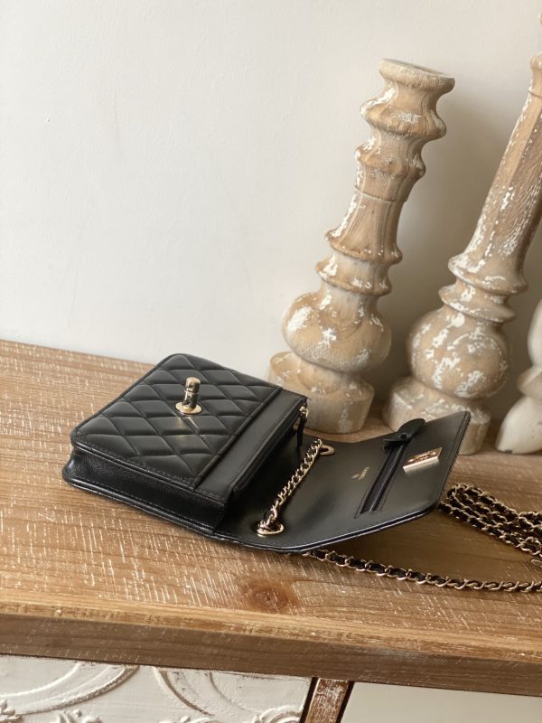 Chanel Replica Wallet On Chain in Black - Ap1450 - Image 2