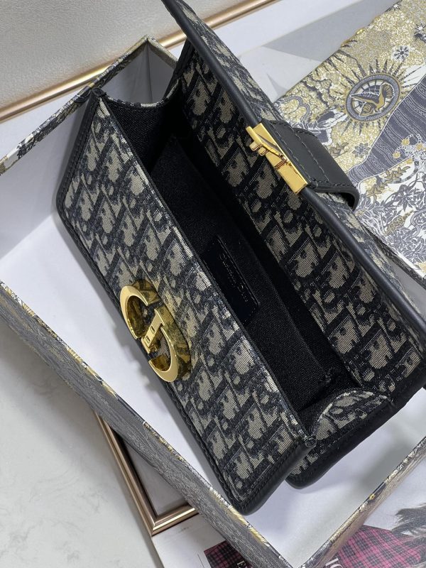Blue Dior Oblique Jacquard Replica 30 Montaigne Bag M9208Utzq_M928 - Image 8