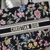 Best Replicas Bags - Dior Book Tote Replica Black Multicolor Petites Fleurs Embroidery Shop For Best Louis Vuitton LV Replica Bags With Cheap Price