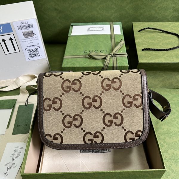 Replica Gucci Horsebit 1955 Brown Leather Shoulder Bag 602204 - Image 8