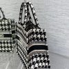 Best Replicas Bags - Replica Dior Book Tote - Black Houndstooth Embroidery M1296Ztqt_M911 Shop For Best Louis Vuitton LV Replica Bags With Cheap Price
