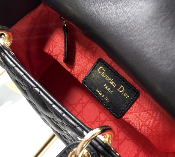 Replica Dior Lady Bag Black Patent Cannage M0565Owcb_M900 - Image 2