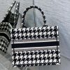 Best Replicas Bags - Replica Dior Book Tote - Black Houndstooth Embroidery M1296Ztqt_M911 Shop For Best Louis Vuitton LV Replica Bags With Cheap Price