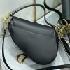 Best Replicas Bags - Replica Dior Saddle Bag - Black Grained Calfskin M0455Cbaa_M900 Shop For Best Louis Vuitton LV Replica Bags With Cheap Price