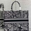 Best Replicas Bags - Dior Book Tote Replica - Black & White Paris Embroidery Shop For Best Louis Vuitton LV Replica Bags With Cheap Price
