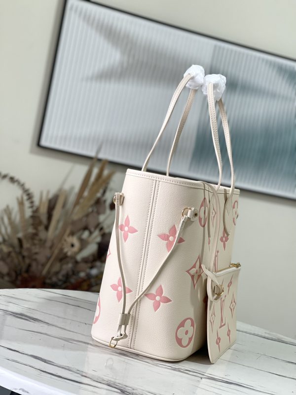 Replica LV Neverfull MM Pink M21579 Handbag - Image 9