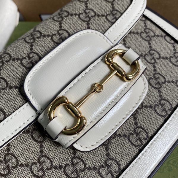 Gucci Horsebit Min Replica - White 658574 - Image 5