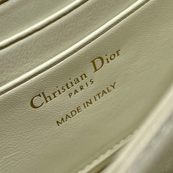 Replica Dior Miss Mini Bag - White Patent Cannage Calfskin - Image 2
