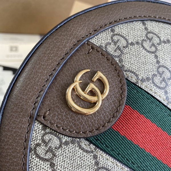 Replica Gucci Ophidia Mini GG Round Shoulder Bag - Image 7