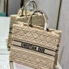 Best Replicas Bags - Replica Dior Book Tote Large Beige Cannage Shearling Bag Shop For Best Louis Vuitton LV Replica Bags With Cheap Price