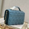 Best Replicas Bags - Replica Dior Mini Bag: Peacock Blue Cannage Lambskin Shop For Best Louis Vuitton LV Replica Bags With Cheap Price
