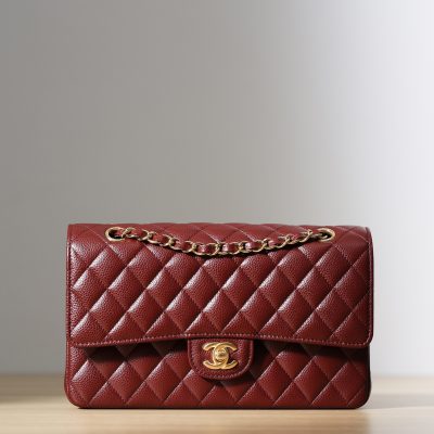 Replica Chanel CF 25 Red Classic Flap Bag