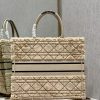 Best Replicas Bags - Replica Dior Book Tote Large Beige Cannage Shearling Bag Shop For Best Louis Vuitton LV Replica Bags With Cheap Price