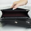 Best Replicas Bags - Chanel Replica Wallet on Chain in Black Shop For Best Louis Vuitton LV Replica Bags With Cheap Price