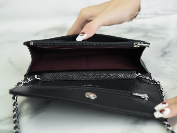 Chanel Replica Wallet on Chain in Black - Image 6