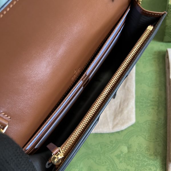 Replica Gucci GG Matelasse Chain Wallet – Stylish & Functional - Image 7