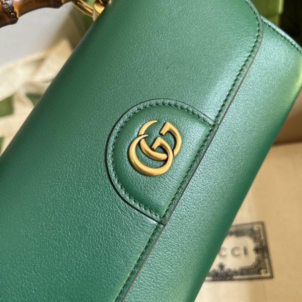 Replica Gucci GG Bamboo Top Handle Bag – Small - Image 5