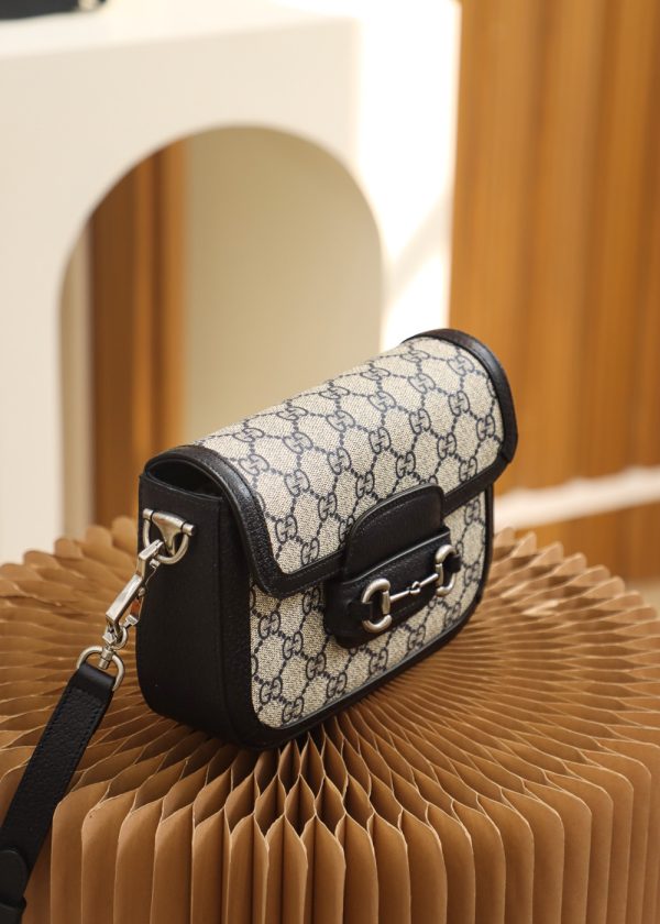 Replica Gucci Horsebit 1955 GG Mini Bag - Timeless Elegance - Image 8