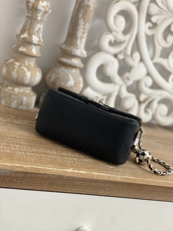 Chanel CF Mini 1786 Black Replica Handbag - Image 3