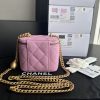 Best Replicas Bags - Replica Chanel Pink Calfskin Clutch with Chain & Gold Accents AP3203 Shop For Best Louis Vuitton LV Replica Bags With Cheap Price
