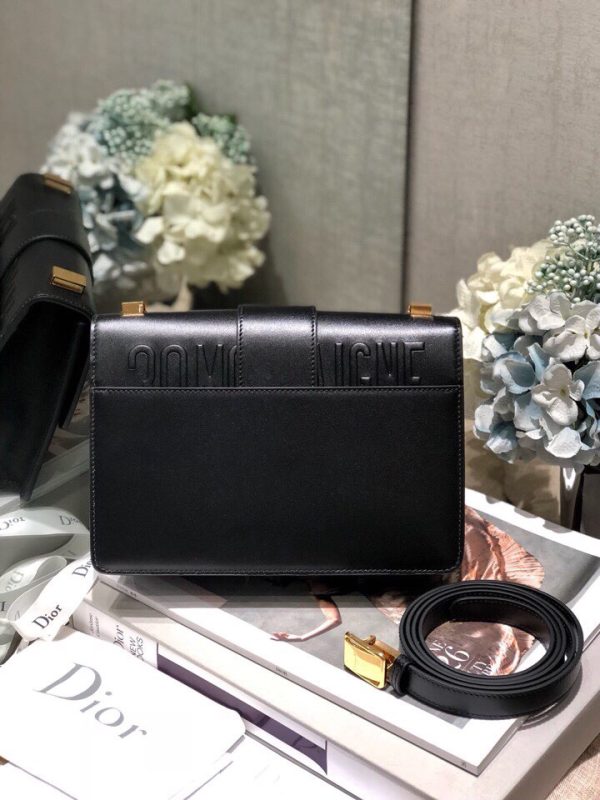 Replica Dior 30 Montaigne Black Box Calfskin Bag M9203Umos_M911 - Image 7