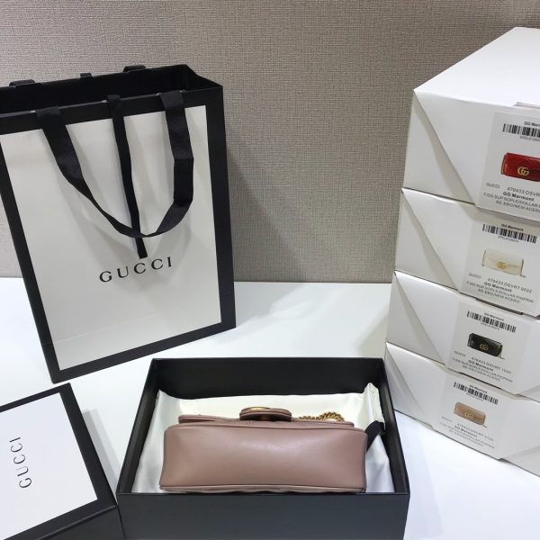 Gucci GG Marmont Mini Bag Light Purple Replica - 476433 - Image 5