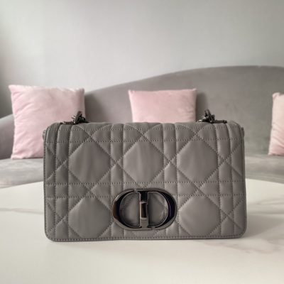 Replica Dior Caro Medium Bag Black Gold Hardware
