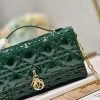 Best Replicas Bags - Replica Dior Miss Mini Bag in Rose Pine Green Patent Shop For Best Louis Vuitton LV Replica Bags With Cheap Price
