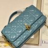 Best Replicas Bags - Replica Dior Mini Bag: Peacock Blue Cannage Lambskin Shop For Best Louis Vuitton LV Replica Bags With Cheap Price