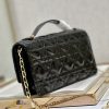 Best Replicas Bags - Replica Dior Miss Mini Bag - Black Patent Cannage Calfskin Shop For Best Louis Vuitton LV Replica Bags With Cheap Price