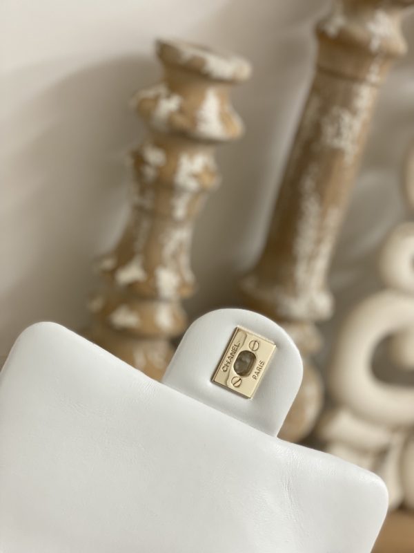 Replica Chanel CF Mini 1786 in White | Luxe Style - Image 3