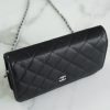 Best Replicas Bags - Chanel Replica Wallet on Chain in Black Shop For Best Louis Vuitton LV Replica Bags With Cheap Price
