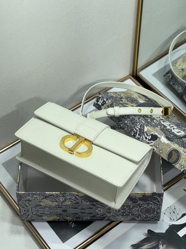 Replica Dior 30 Montaigne Bag – White Box Calfskin S2110Umos_M991 - Image 6