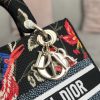 Best Replicas Bags - Replica Dior Lady D-Lite Bag Black Multicolor Bird Embroidery Shop For Best Louis Vuitton LV Replica Bags With Cheap Price