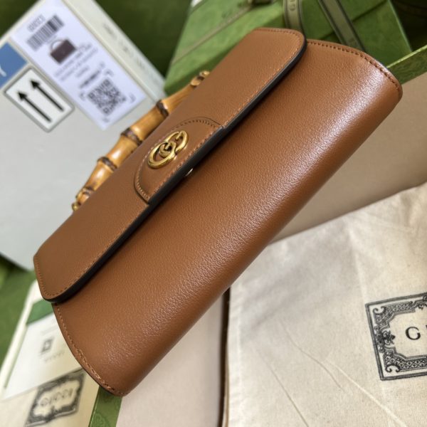 Replica Gucci GG Bamboo Top Handle Bag | Stylish & Compact - Image 5