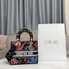 Best Replicas Bags - Replica Dior Lady D-Lite Bag Black Multicolor Bird Embroidery Shop For Best Louis Vuitton LV Replica Bags With Cheap Price