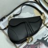 Best Replicas Bags - Replica Dior Saddle Bag - Black Grained Calfskin M0455Cbaa_M900 Shop For Best Louis Vuitton LV Replica Bags With Cheap Price